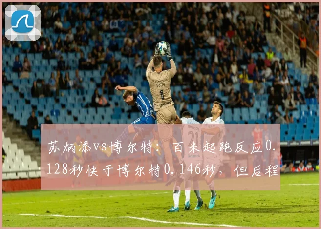 苏炳添vs博尔特:百米起跑反应0.128秒快于博尔特0.146秒,但后程加速差距明显